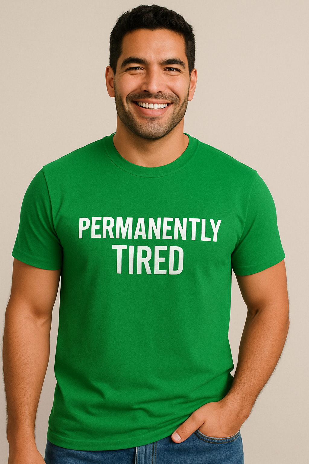 PERMANENTLY TIRED MENS TEE