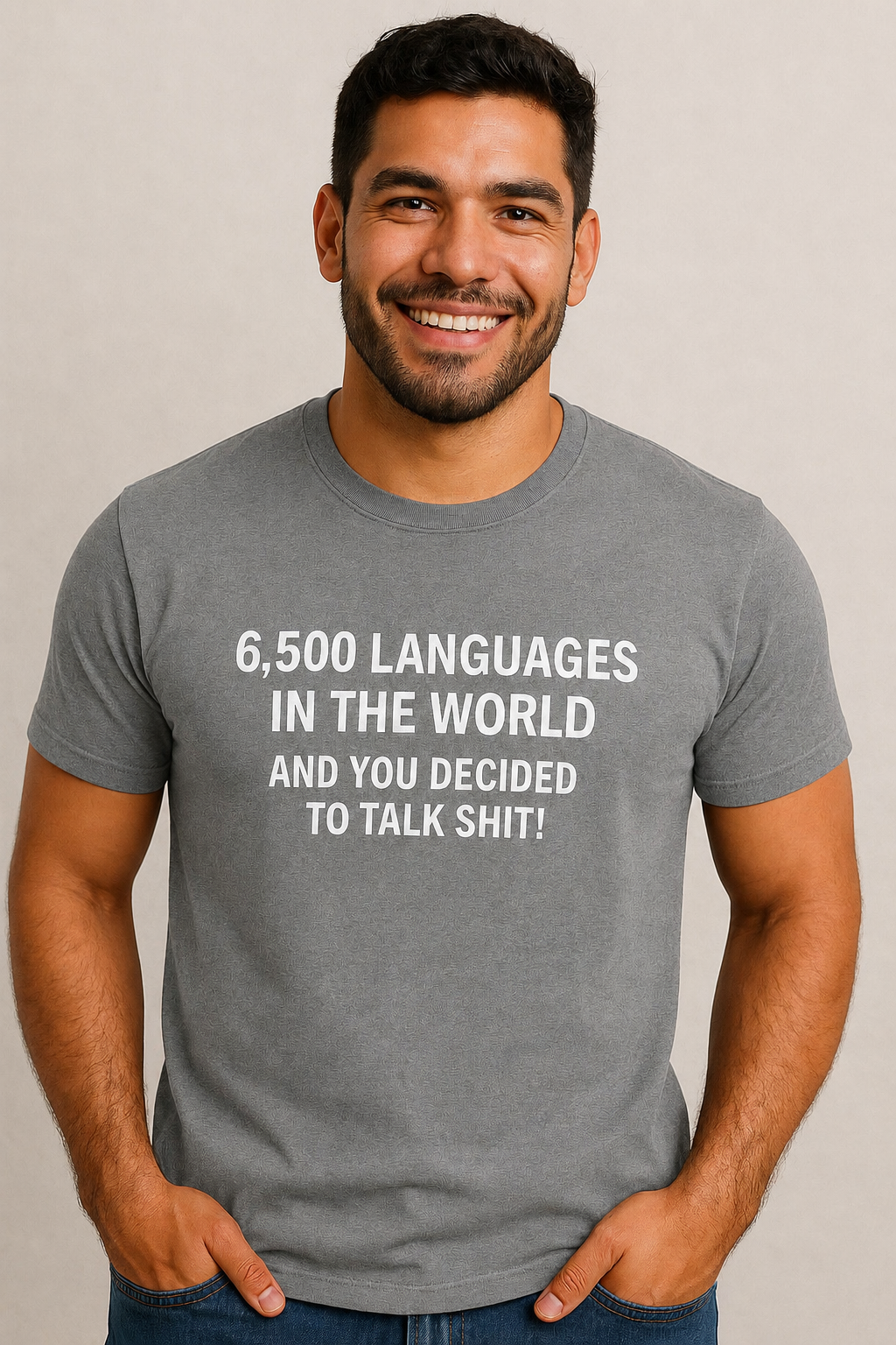 6,500 Languages Men’s Tee