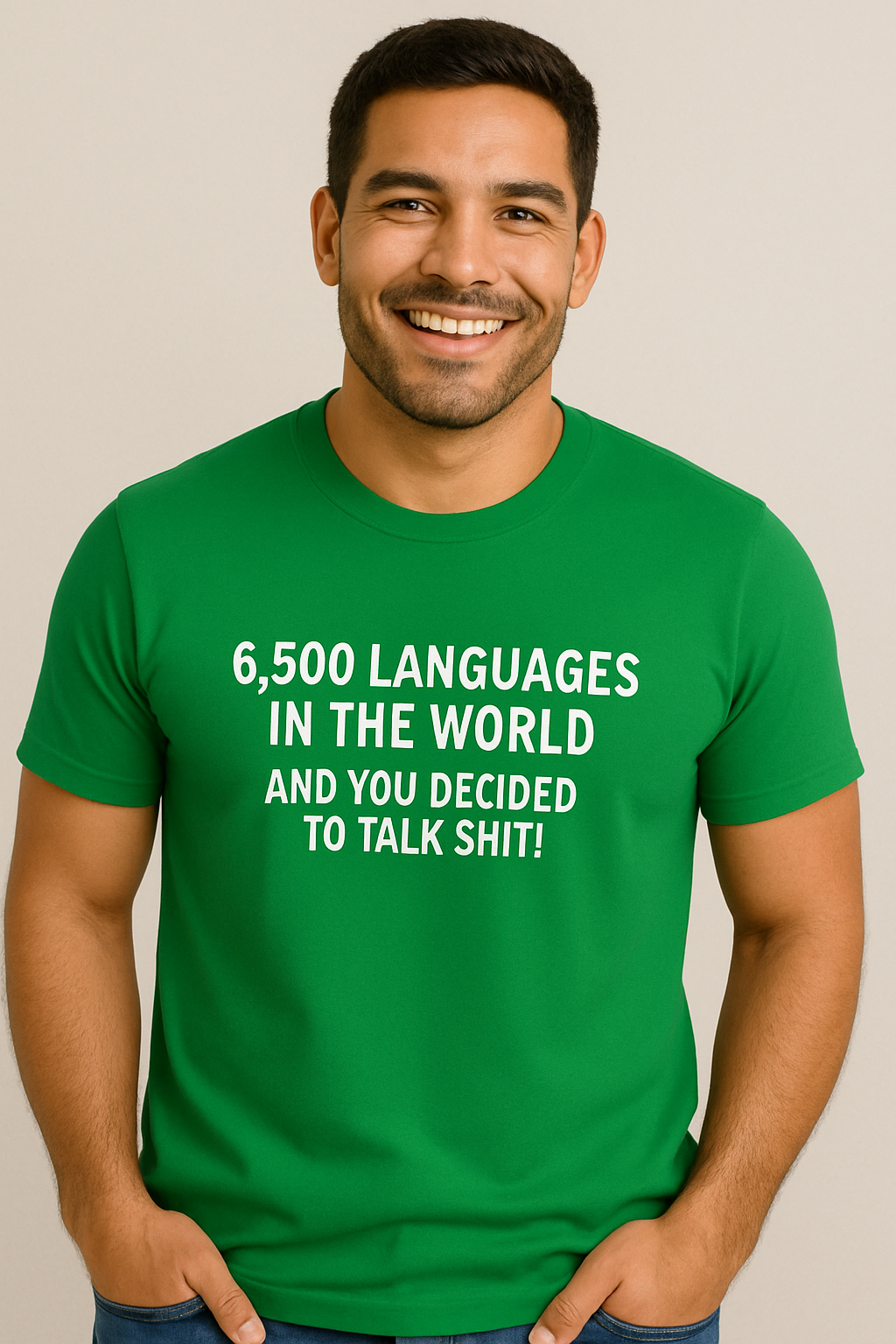 6,500 Languages Men’s Tee