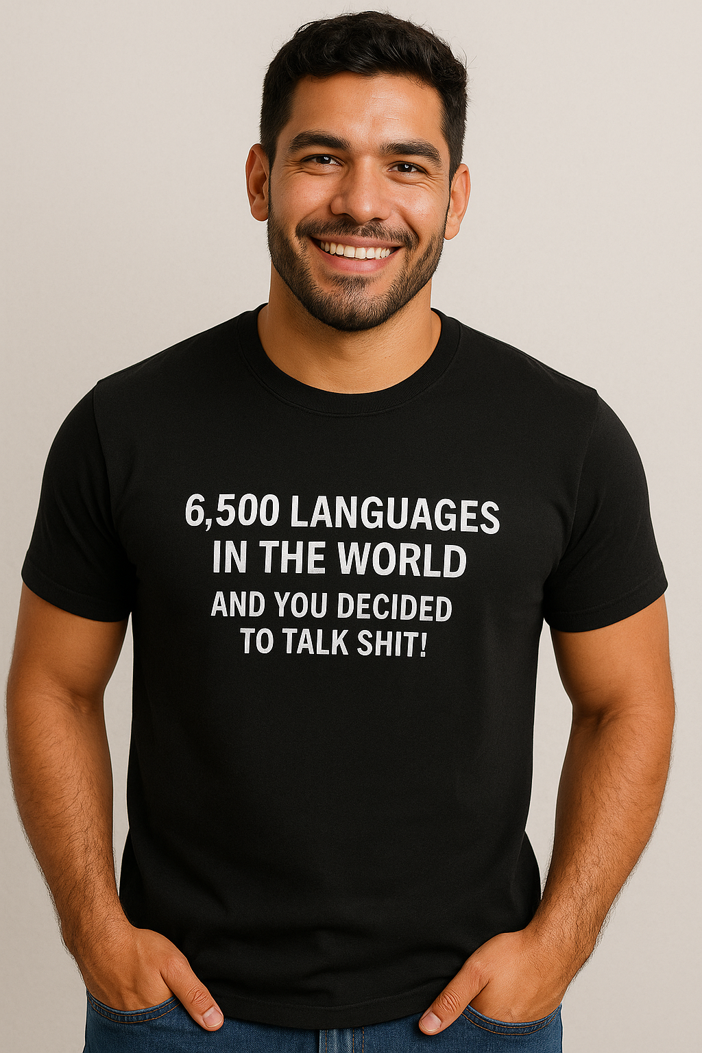 6,500 Languages Men’s Tee