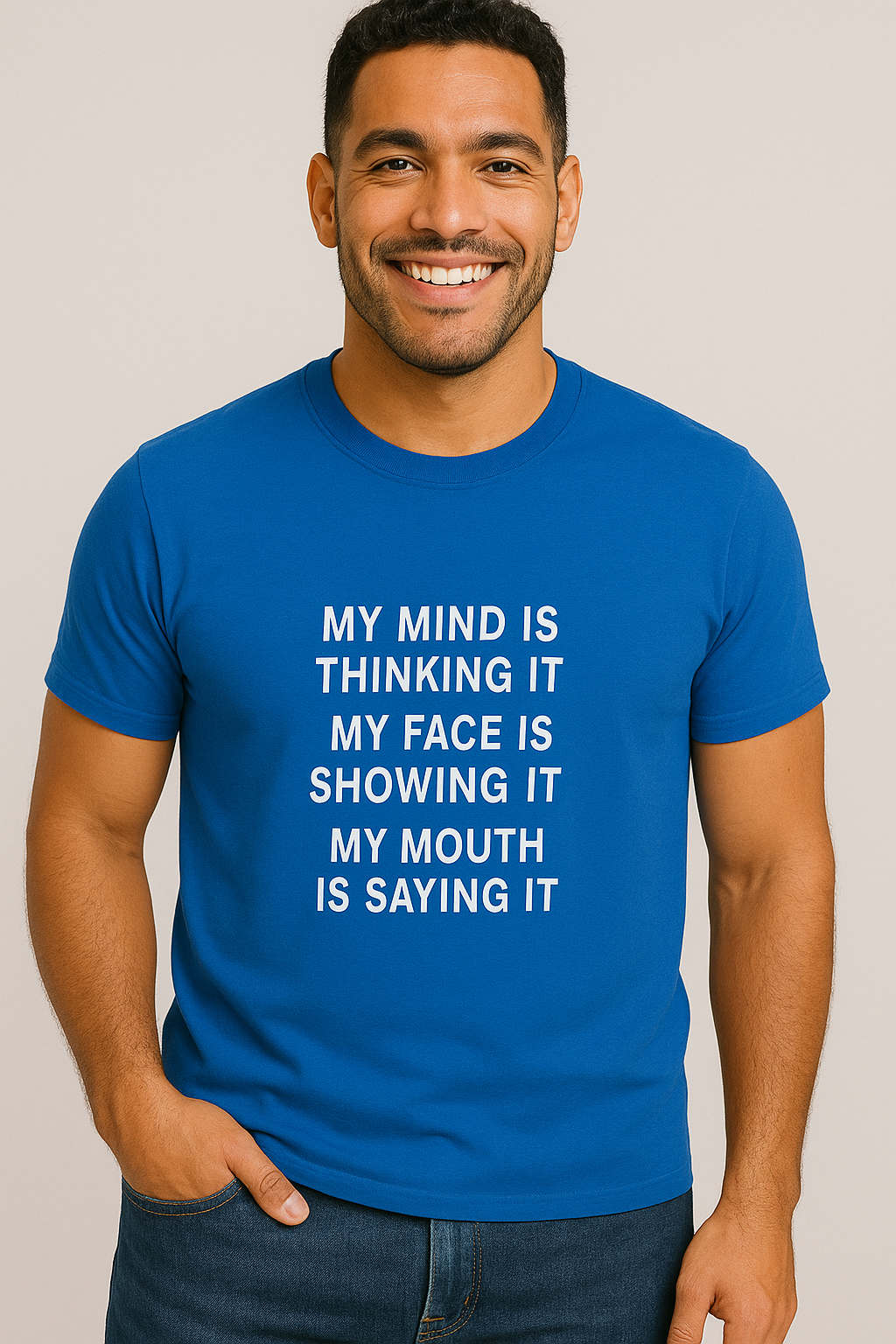 Show Mind Face & Say Men’s Tee