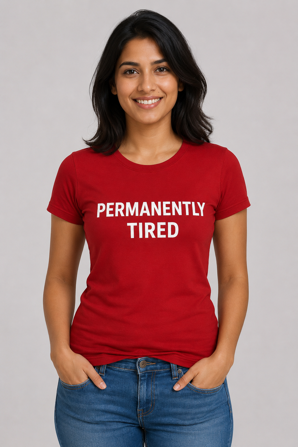 Permanently Tired Ladies Tee