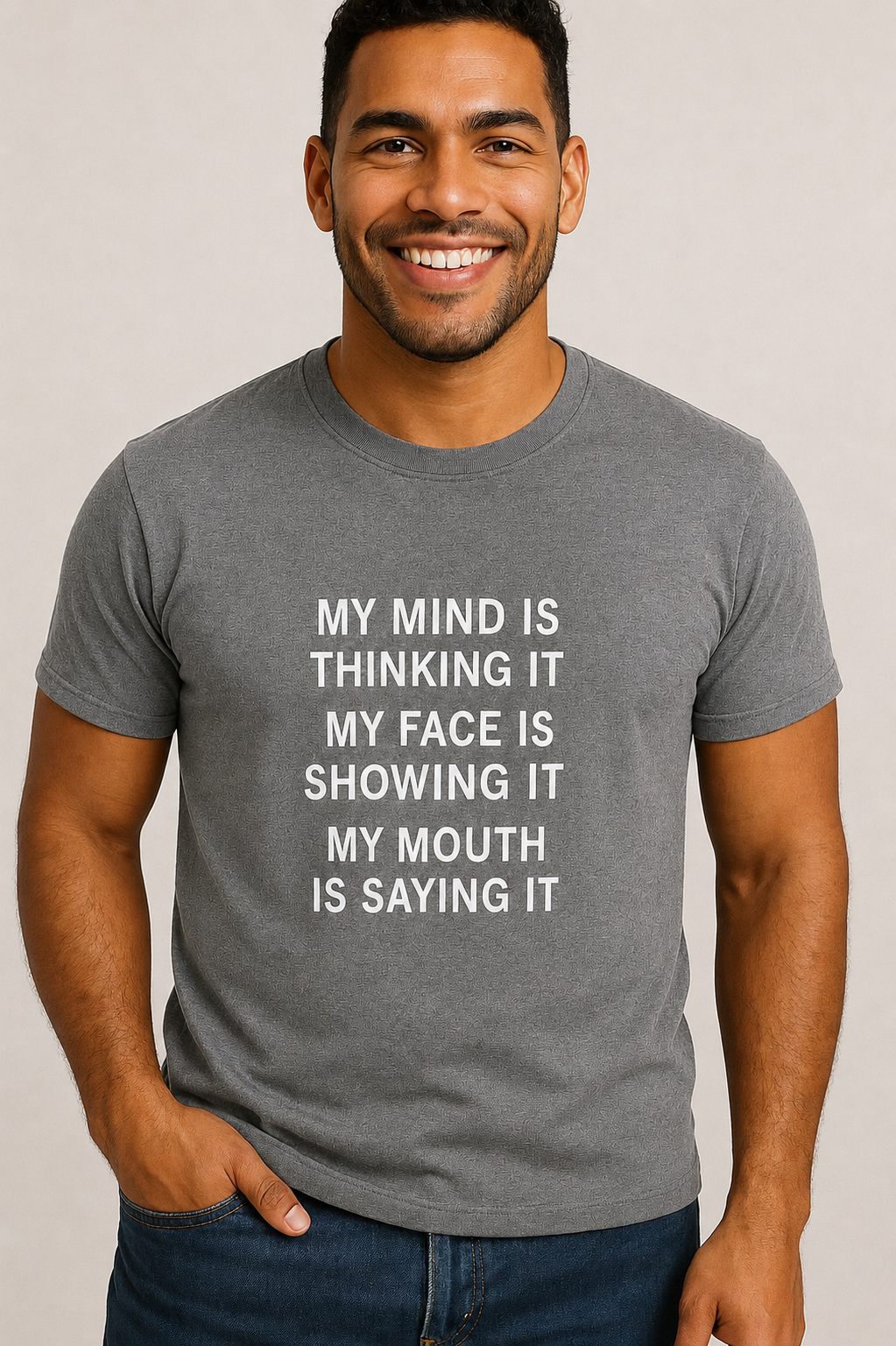 Show Mind Face & Say Men’s Tee