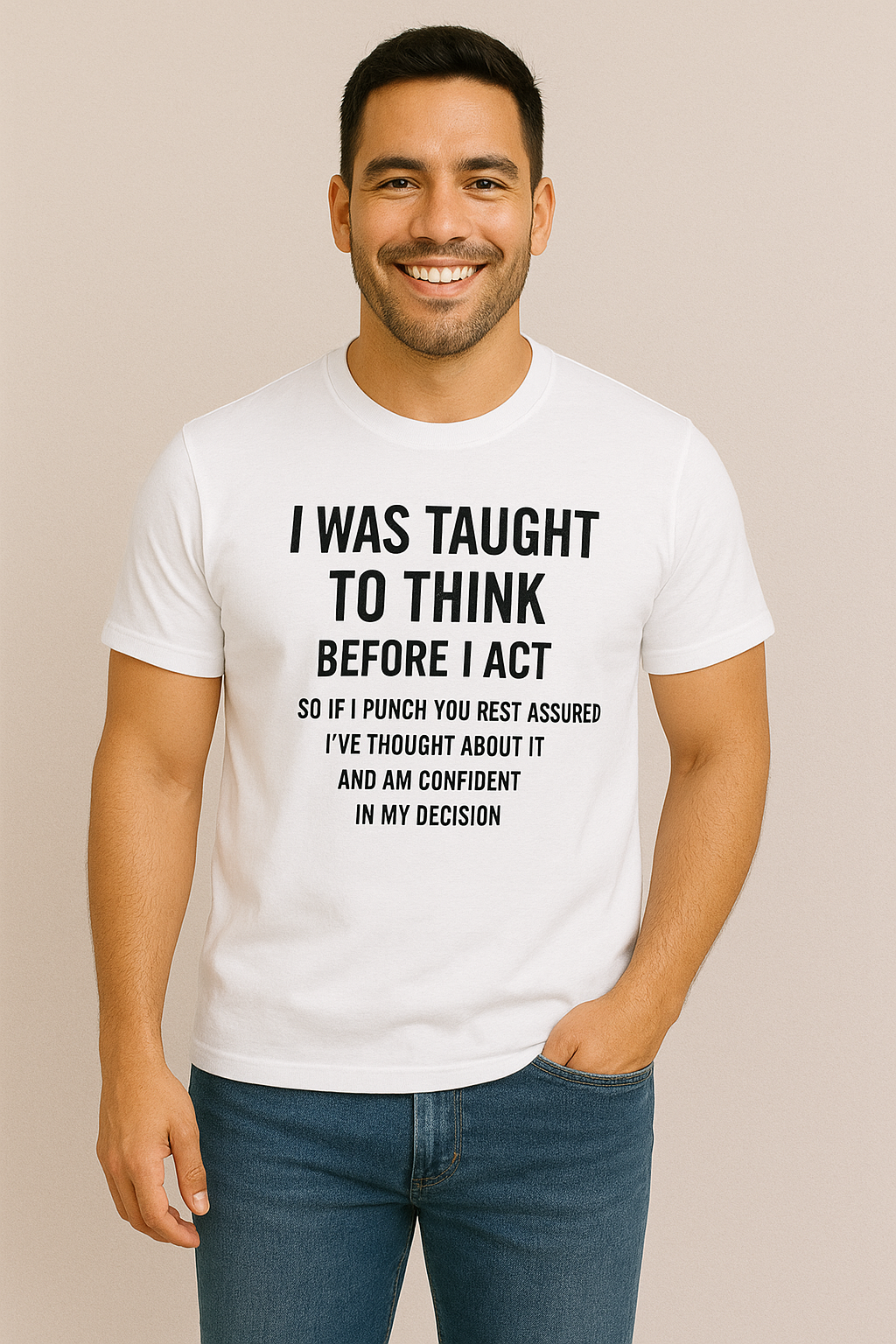 I Was Taught To Think Men’s Tee