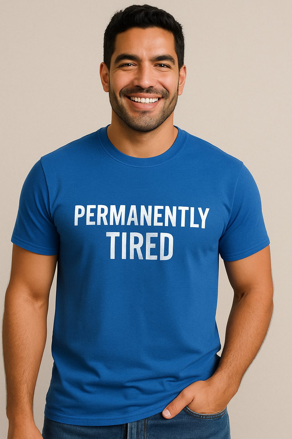 PERMANENTLY TIRED MENS TEE
