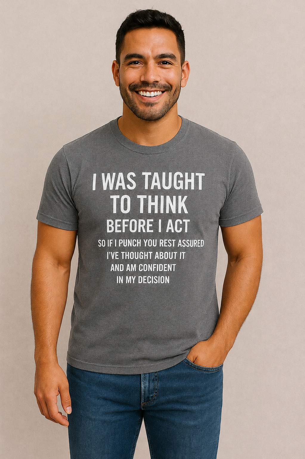 I Was Taught To Think Men’s Tee