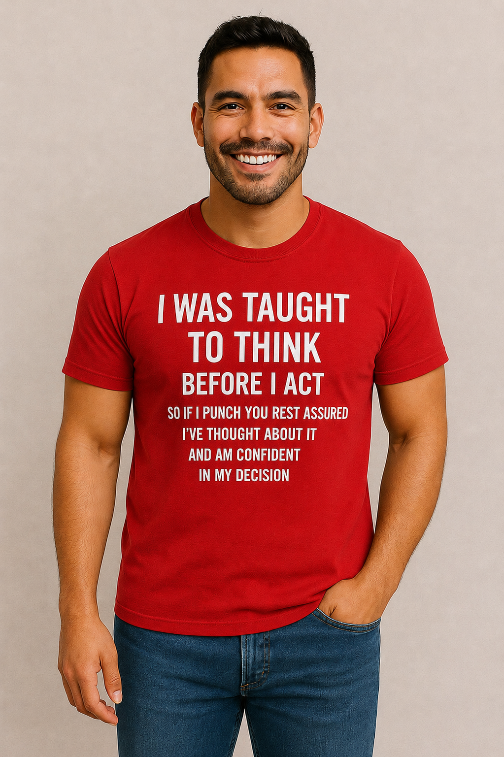 I Was Taught To Think Men’s Tee