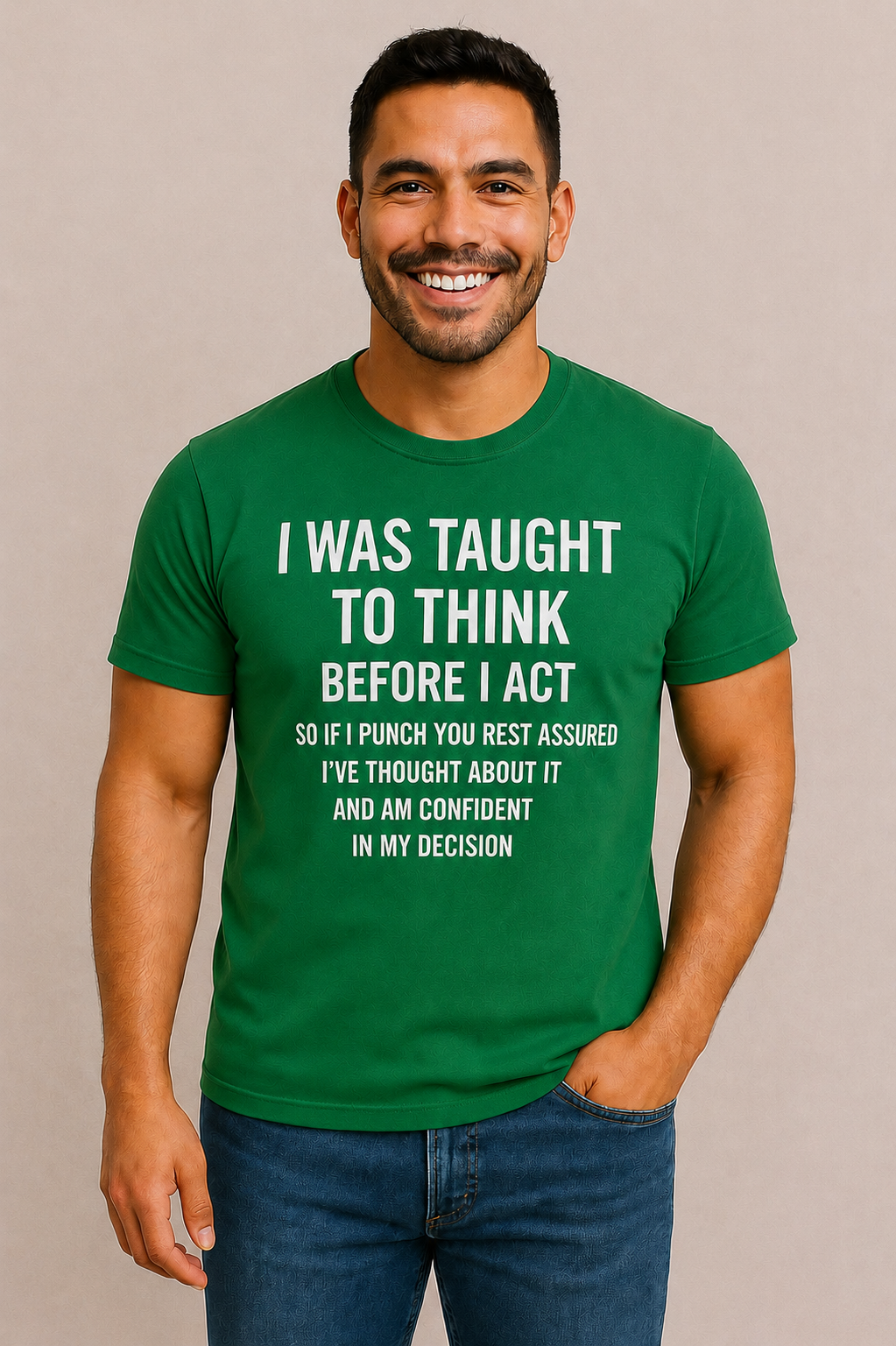 I Was Taught To Think Men’s Tee