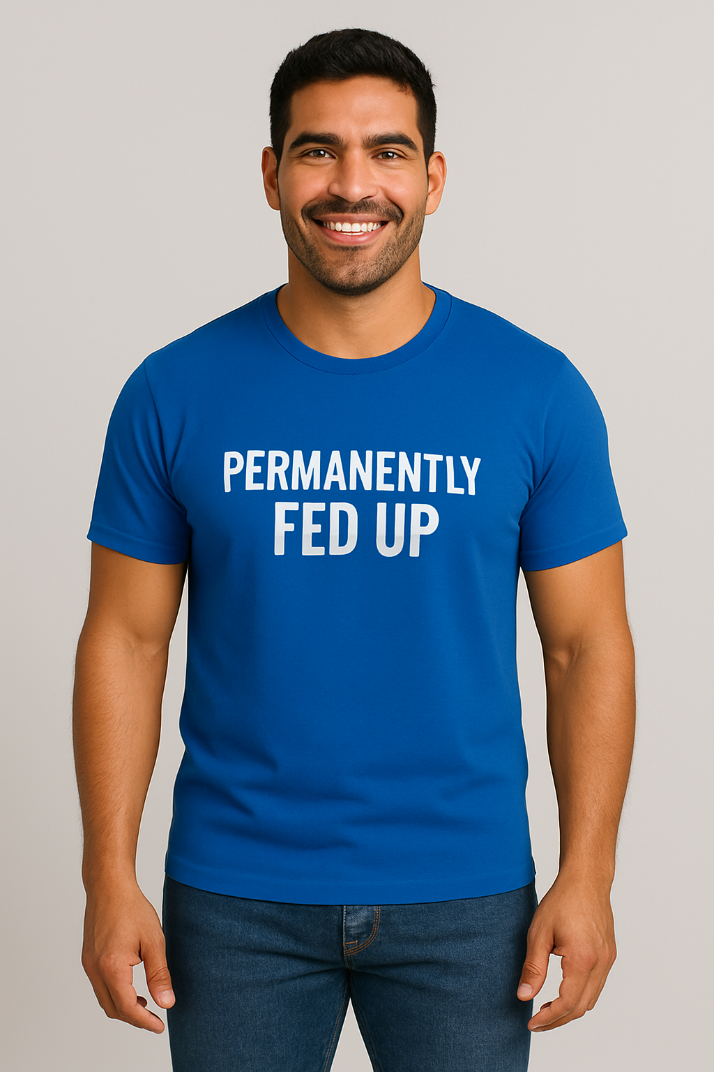 PERMANENTLY FED UP MENS TEE