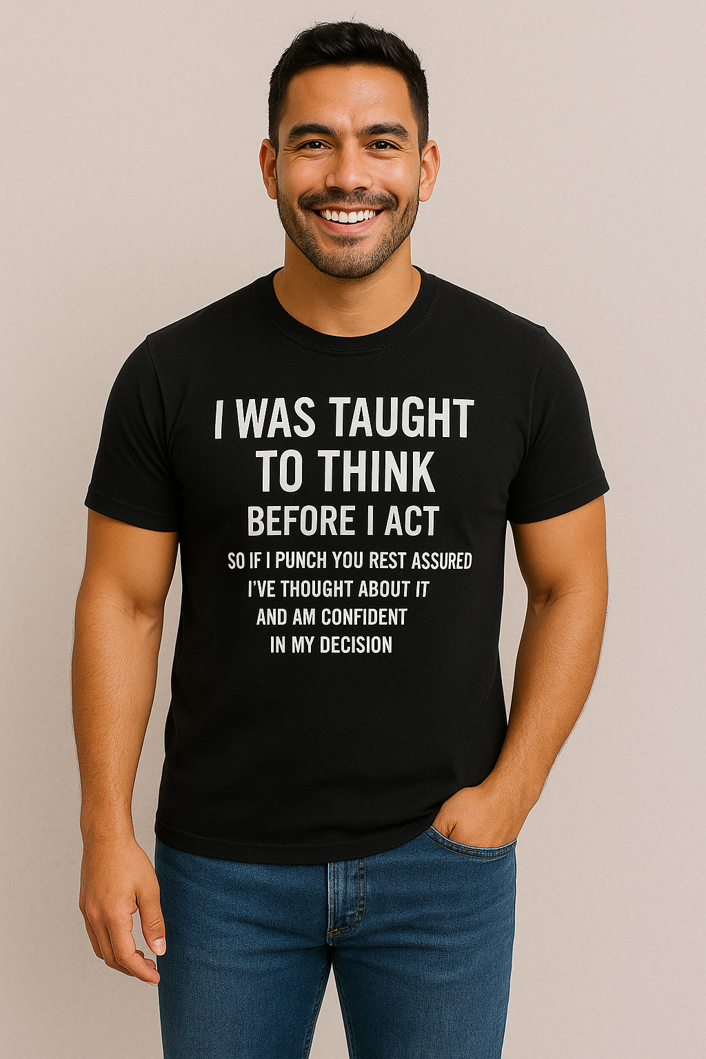 I Was Taught To Think Men’s Tee