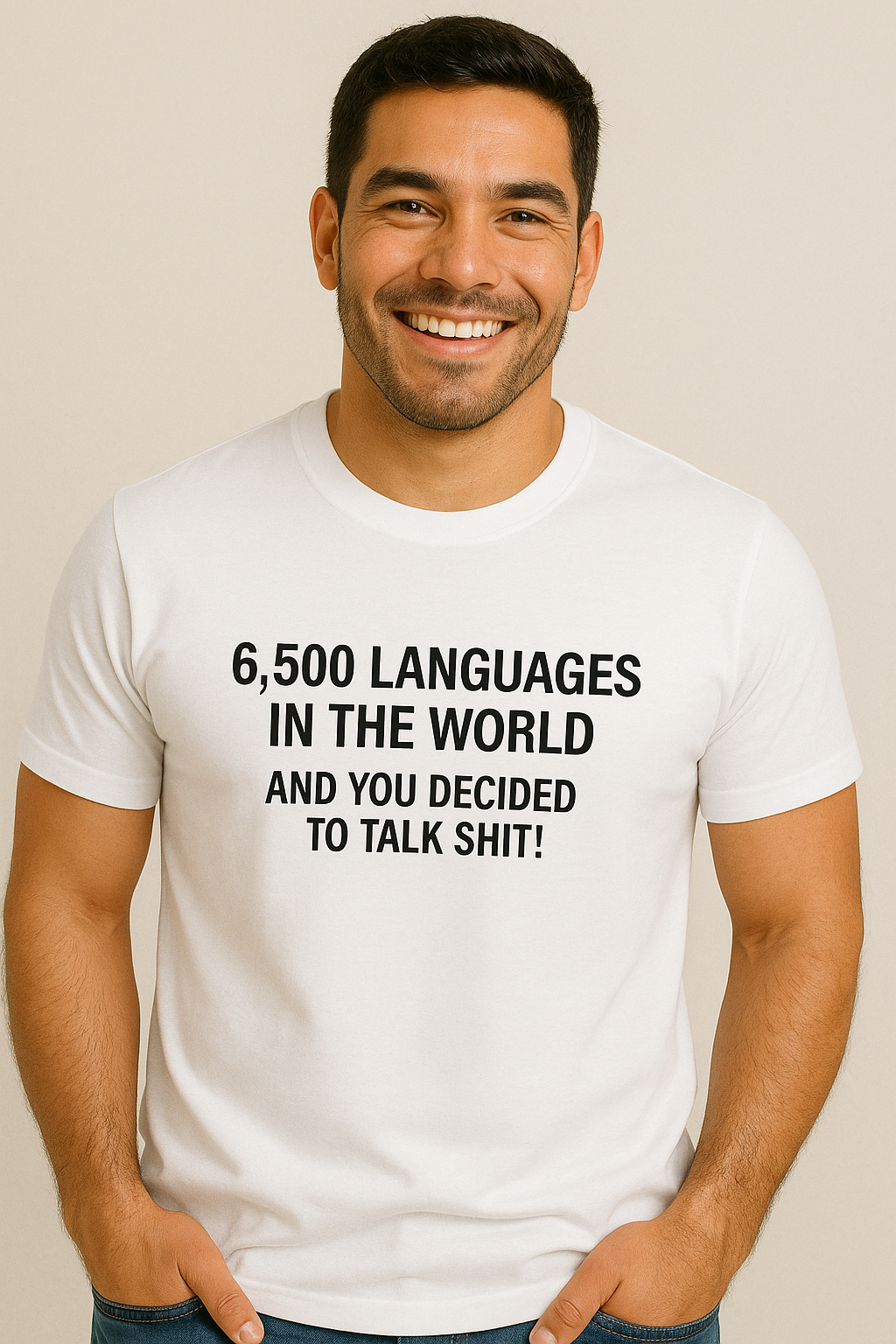 6,500 Languages Men’s Tee