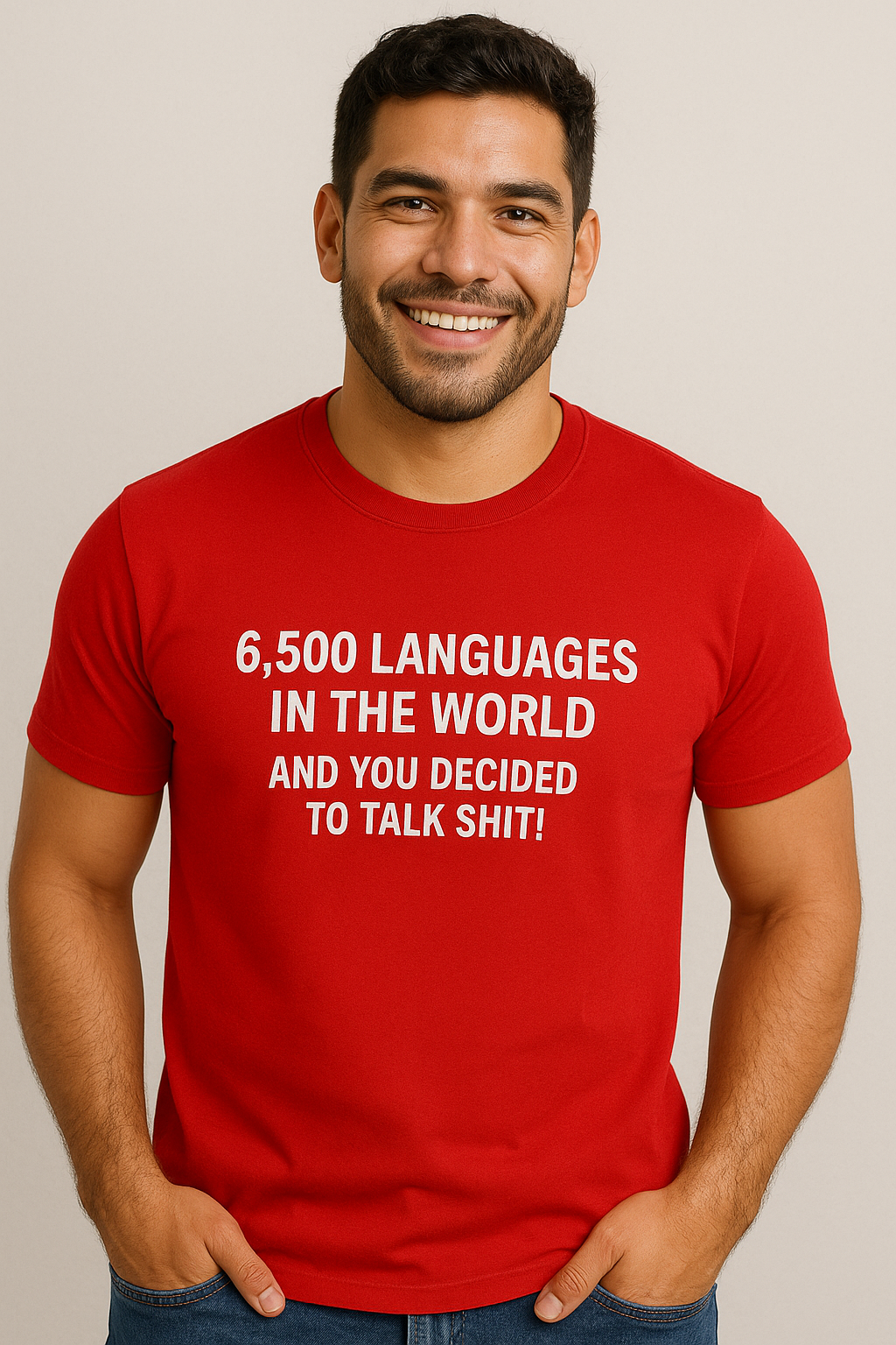 6,500 Languages Men’s Tee